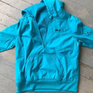 FILA sport windbreaker pullover EUC